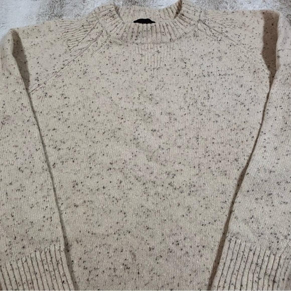 Pendleton Lambswool Crewneck Sweater Speckled Beige Knit Women’s XL - Picture 6 of 16